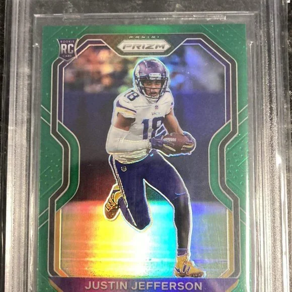 Panini | Other | 220 Beckett 95 Green Prizm Justin Jefferson Rookie 2020 Hga 95 J Jefferson | Poshmark Panini | Other | 220 Beckett 95 Green Prizm Justin Jefferson Rookie 2020 Hga 95 J Jefferson | Poshmark